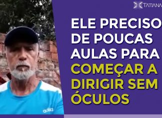 ELE PRECISOU DE POUCAS AULAS PARA COMEÇAR A DIRIGIR SEM ÓCULOS