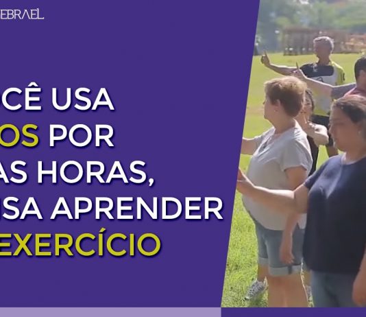 SE VOCÊ USA ÓCULOS POR MUITAS HORAS, PRECISA APRENDER ESSE EXERCÍCIO
