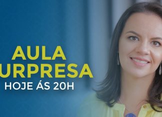 UMA AULA SURPRESA PARA VOCÊ HOJE ÀS 20H!!