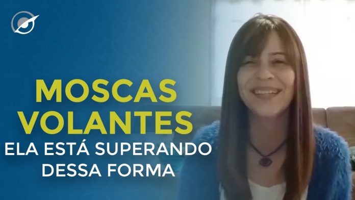 ELA ESTÁ SUPERANDO AS MOSCAS VOLANTES DESSA FORMA