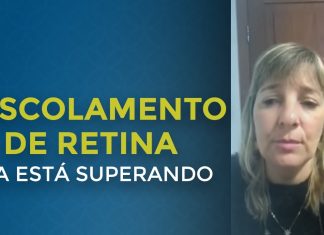 ELA ESTÁ VENCENDO A BATALHA CONTRA O DESCOLAMENTO DE RETINA