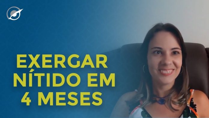 ELA ESTA ENXERGANDO NITIDAMENTE EM APENAS 4 MESES DE PRATICA