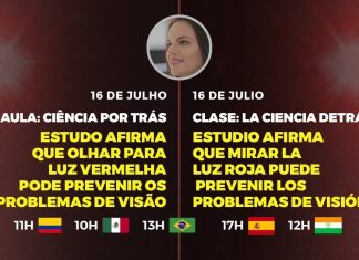Ciência por trás Estudo afirma que olhar para luz vermelha pode prevenir problemas de visão